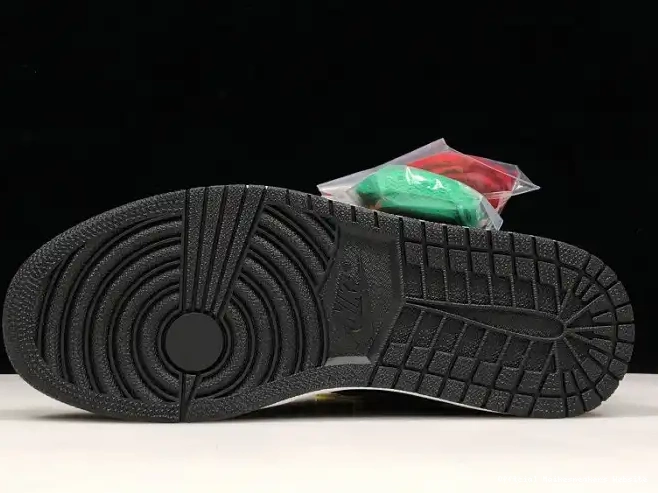 Official Maikesneakers Team Orange-Fir x Jordan AV3905-038 1 High Air SoleFly Retro Black OG 0409